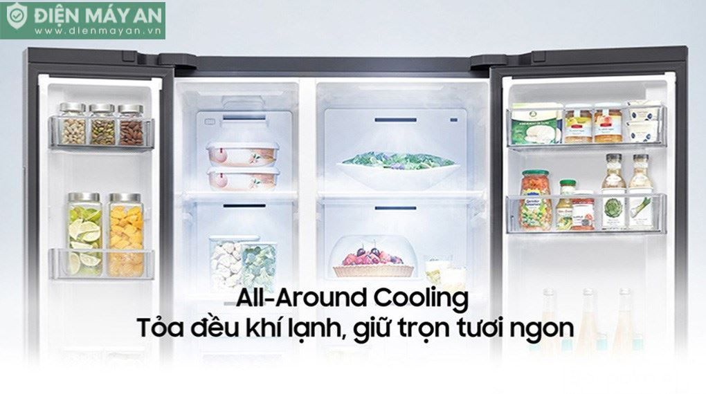 Tủ lạnh Samsung Inverter 578 lít Side By Side RS57DG410EB4SV